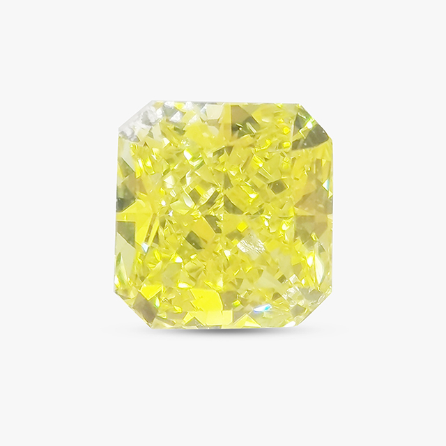 HPHT 黄色雷迪恩钻石