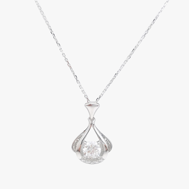 跳动款钻石项链