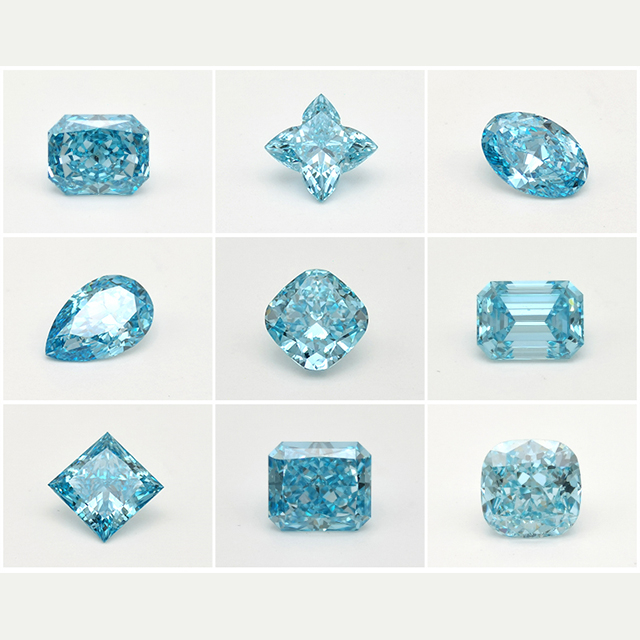 纯蓝色钻石