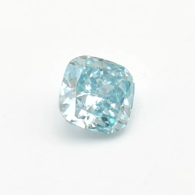 CVD蓝色垫形钻石